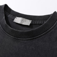 Washed and distressed dropped shoulder loose half sleeves 1