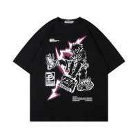 Anime cartoon line print short sleeves 2