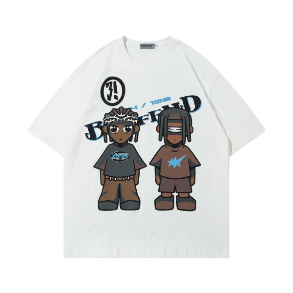 Cartoon Animation Print T-Shirt 27