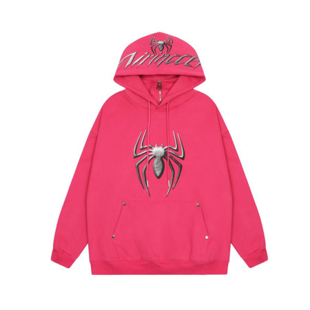 Dark spider three-dimensional print hooded sweatshirt 41